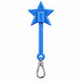 LOOP Wand Blue — glitter star keyring with RUBENPAY capsule